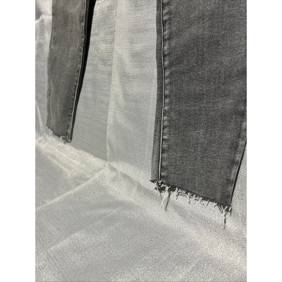 KUT FROM THE KLOTH HIGH RISE MIA SKINNY JEANS BLACK SZ 4 Grey distressed Grunge - Picture 7 of 11